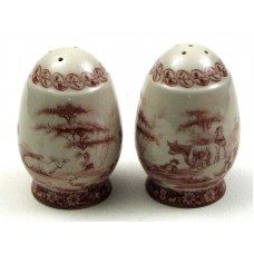 Red Glass Salt & Pepper set