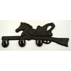 Horse and Rifle Wall Hooks