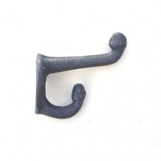 Small Cast Iron Double Acorn Hook Rust 100 Pieces