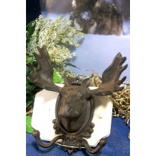 Cast Iron Moose Head Wall Hook