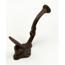 Cast Iron Coat and Hat Wall Hook Set of 2