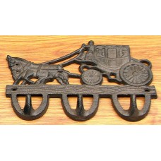 Stage Coach Key Hook Cast Iron