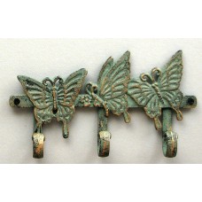 Cast Iron Butterfly Key Hook