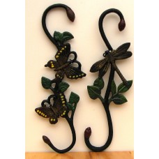 Cast Iron Butterfly & Dragonfly Plant Hanger