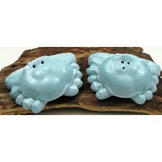 Ceramic Blue Crab S & P Set