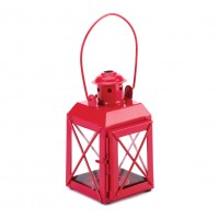 Red Railway Candle Lantern Lamp