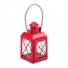 Red Railway Candle Lantern Lamp