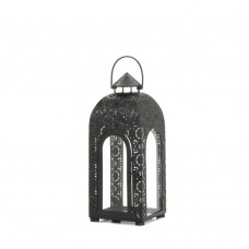 Arched Black Medallion Lantern (S)