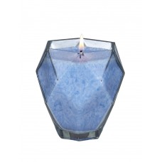 Blue Topaz Jewel Glass Candle