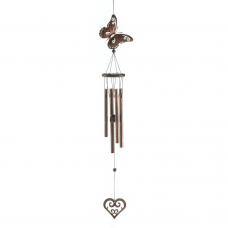 Butterfly & Heart Wind Chime