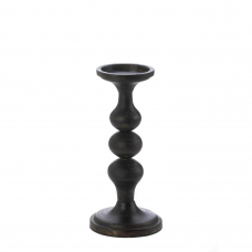 Carmona Black Artisan Candle Holder