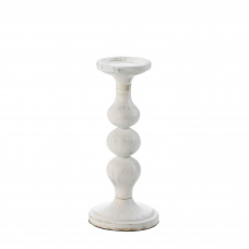 Carmona White Artisan Candle Holder