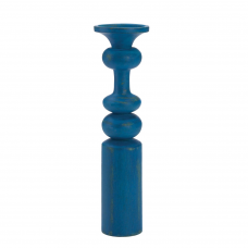 Casares Blue Artisan Candle Holder