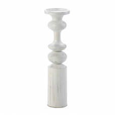 Casares White Artisan Candle Holder