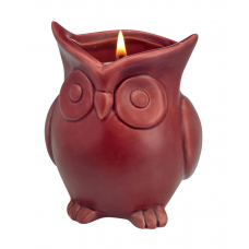 Cranberry Apple Crisp Scented Owl Candle