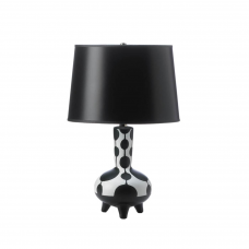 Dollop Black And White Table Lamp