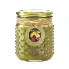 Fig & Pear Hobnail Jar Candle