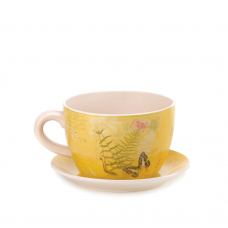 ?Garden Butterfly Teacup Planter