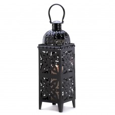 Giant Black Medallion Lantern