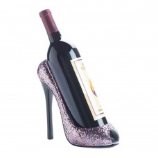 Glitter Shoe Wine Bottle Holder