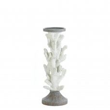 Large Coral Candle Holder