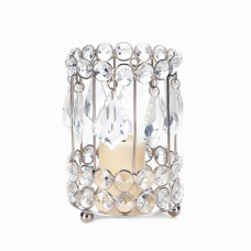 Large Crystal Drop Candle Holder