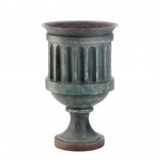 Large Weathered Pedestal Planter