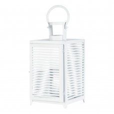 Large White Horizon Lantern