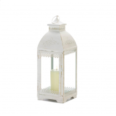 Large White Lace Victorian Style Lantern