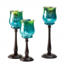 Mediterranean Candle Holder Trio