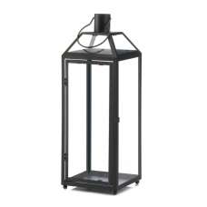 Midtown Large Black Lantern