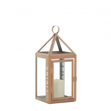 Rose Metal Frame Living Lantern