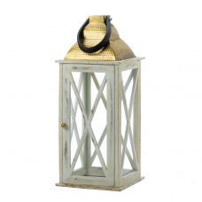 Savannah Large White Lantern