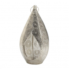 Silver Teardrop Lantern