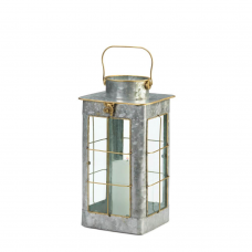 Small Farmhouse Galvanized Lantern