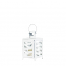 Small White Horizon Lantern