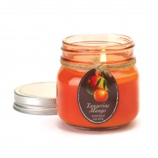 Tangerine Mango Mason Jar Candle