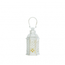 White Moroccan Glamour Lantern