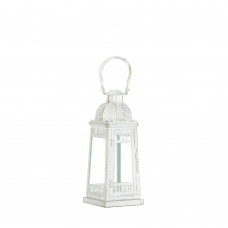 White Moroccan Inspiration Lantern