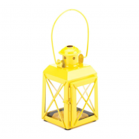 Yellow Railway Candle Lantern Lamp