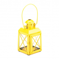 Yellow Railway Candle Lantern Lamp